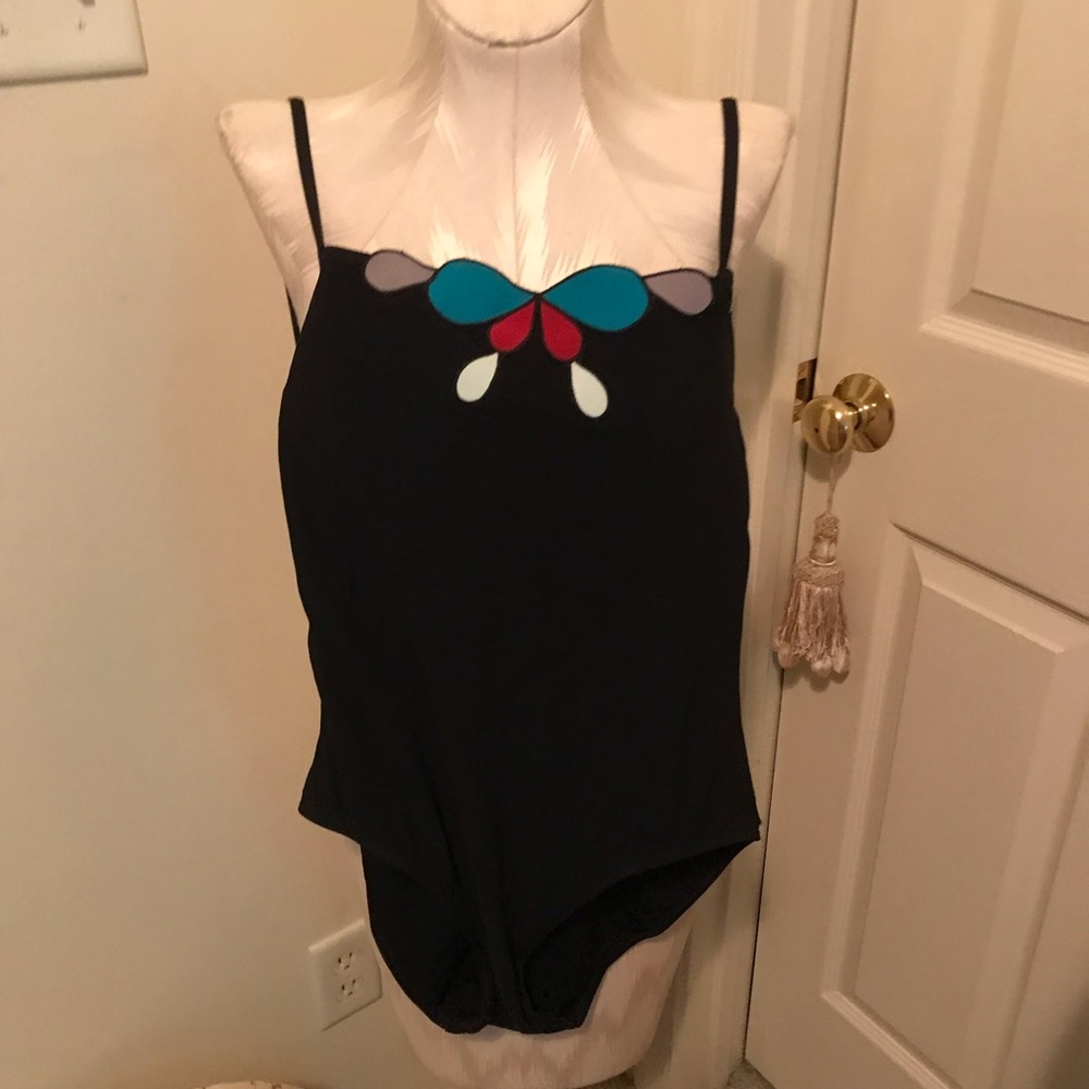Calvin Klein one piece $128 size 10 black